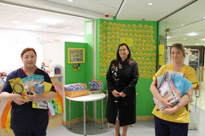Jo-Ann Swinnerton with the therapeutic care team