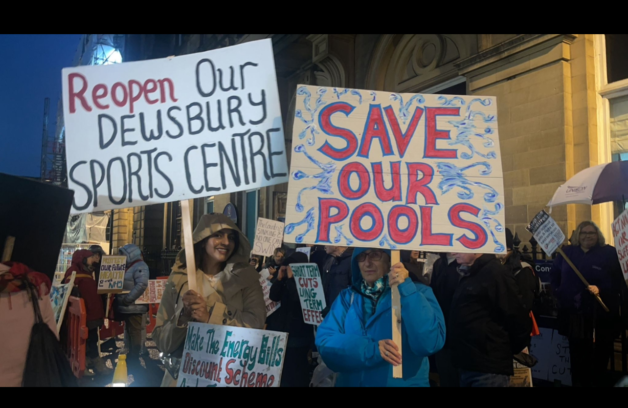 Dewsbury Sports Centre calling on the council for its immediate re